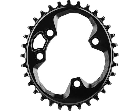 Absolute Black Oval Chainring (Black) (76mm BCD)